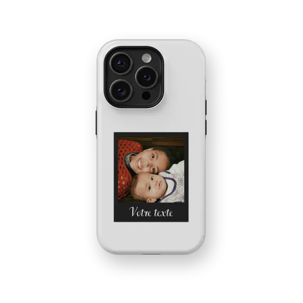 Polaroid Moments - White | Coque de téléphone 3D 2en1 Ultra-résistante