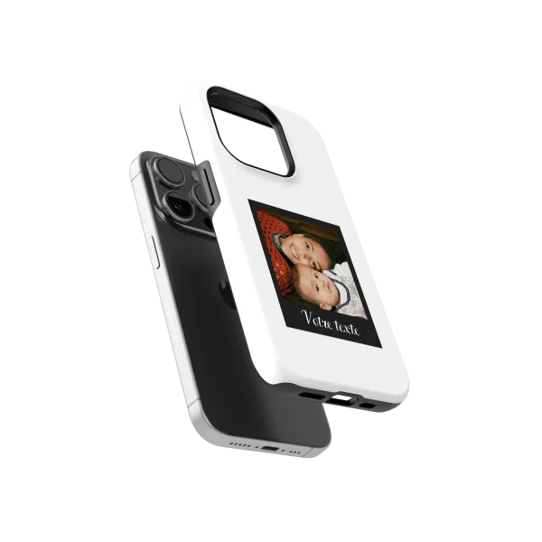 Polaroid Moments - White | Coque de téléphone 3D 2en1 Ultra-résistante