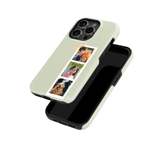 Photo Booth - Green | Coque de téléphone 3D 2en1 Ultra-résistante