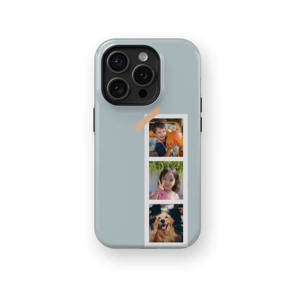 Photo Booth - Blue | Coque de téléphone 3D 2en1 Ultra-résistante