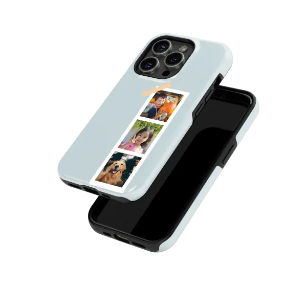Photo Booth - Blue | Coque de téléphone 3D 2en1 Ultra-résistante