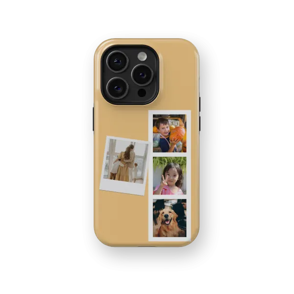 Memory Collage - Yellow | Coque de téléphone 3D 2en1 Ultra-résistante