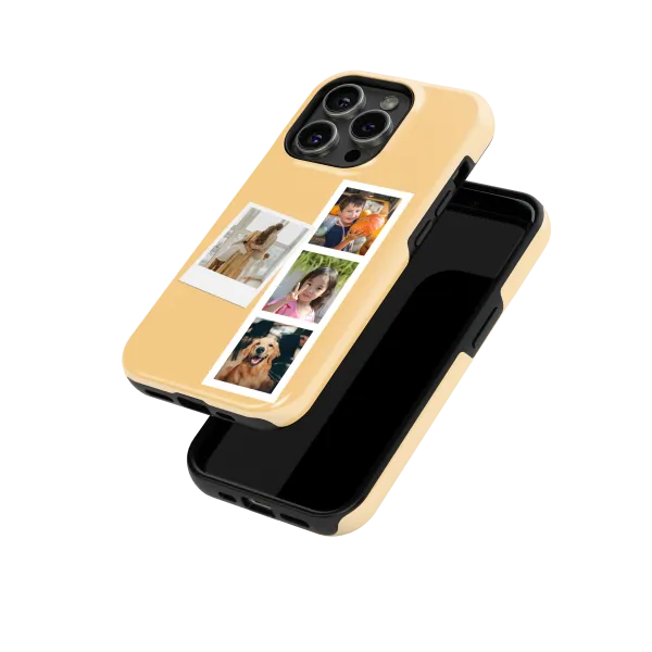 Memory Collage - Yellow | Coque de téléphone 3D 2en1 Ultra-résistante