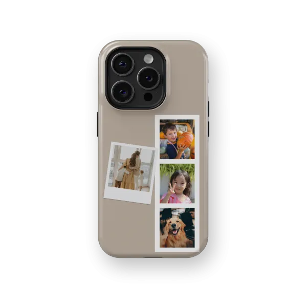 Memory Collage - Grey | Coque de téléphone 3D 2en1 Ultra-résistante