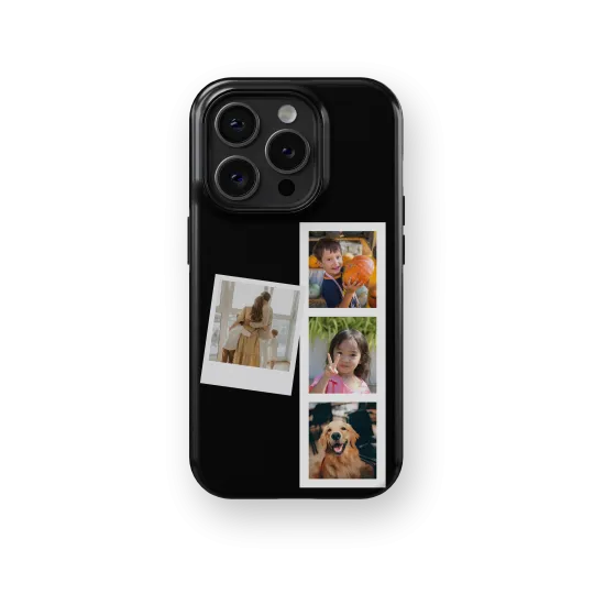 Memory Collage - Black | Coque de téléphone 3D 2en1 Ultra-résistante