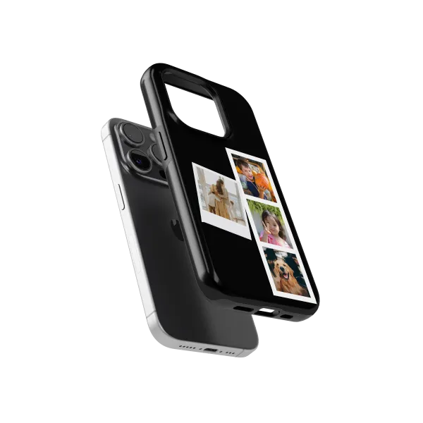 Memory Collage - Black | Coque de téléphone 3D 2en1 Ultra-résistante
