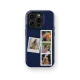 Memory Collage - Dark Blue | Coque de téléphone 3D 2en1 Ultra-résistante