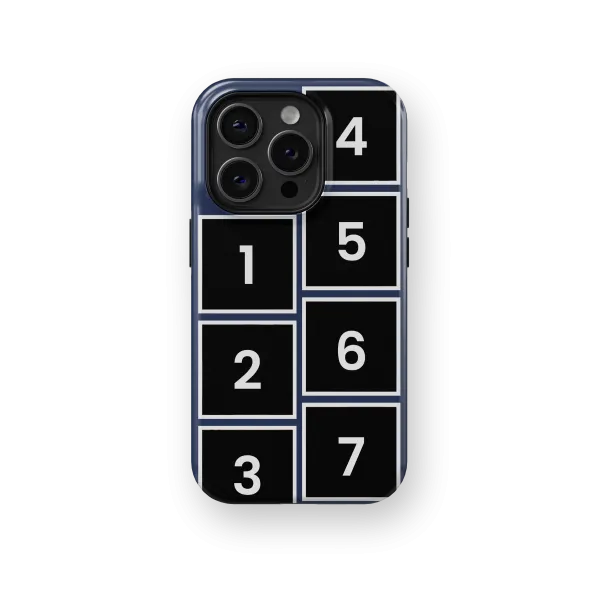 Snapshot Gallery - Dark Blue | Coque de téléphone 3D 2en1 Ultra-résistante