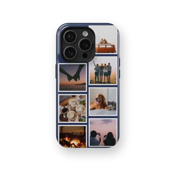 Snapshot Gallery - Dark Blue | Coque de téléphone 3D 2en1 Ultra-résistante