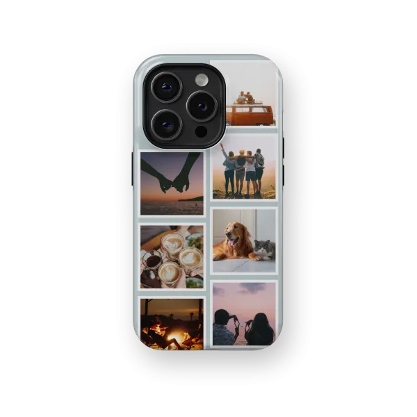 Snapshot Gallery - Blue | Coque de téléphone 3D 2en1 Ultra-résistante