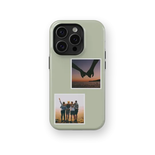 Twin Memories - Green | Coque de téléphone 3D 2en1 Ultra-résistante