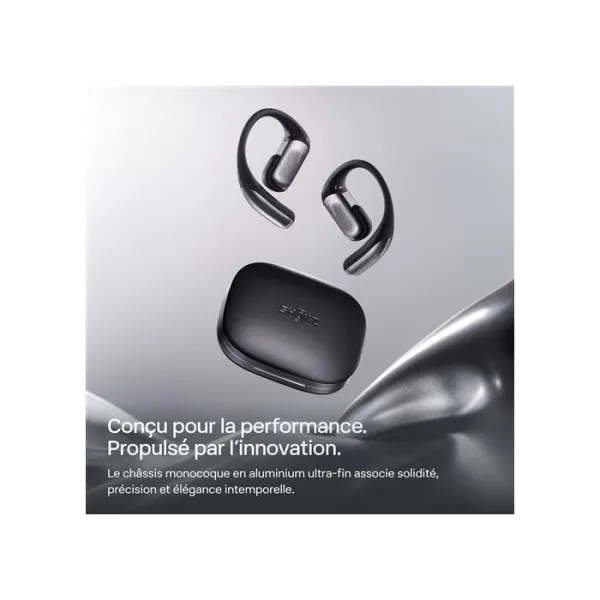 SHOKZ OpenFit Pro Noir - Ecouteurs bluetooth TWS à oreilles libres
