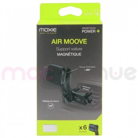 Moxie Support voiture magnétique Double fixation sur grille avec Br...