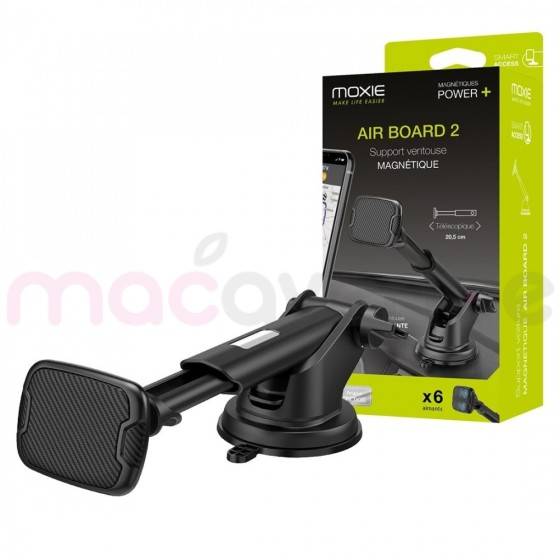 Moxie Support ventouse magnétique à Ventouse Repositionnable avec B...