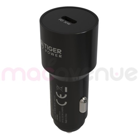 TIGER POWER PACK CHARGEUR VOITURE PD 30W + CABLE LIGHTNING 1,2M