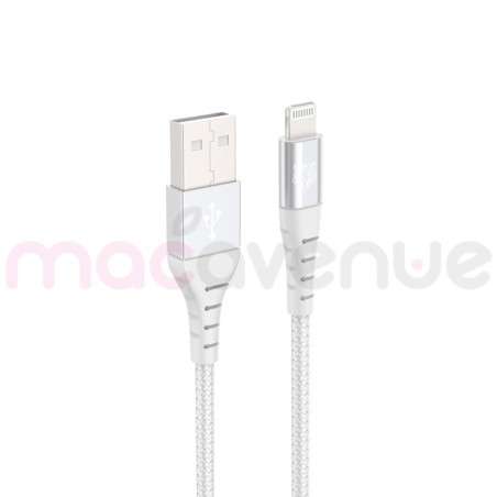 Tiger Lite - TIGER POWER LITE CABLE RENFORCE USB-A LIGHTNING 1,2M B...