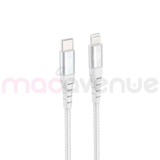 Tiger Lite - TIGER POWER LITE CABLE RENFORCE USB-C LIGHTNING 1,2M B...