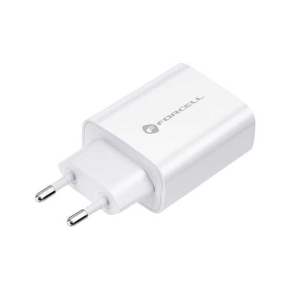 FORCELL F-ENERGY Chargeur secteur 20W USB-C + câble USB-C vers Ligh...