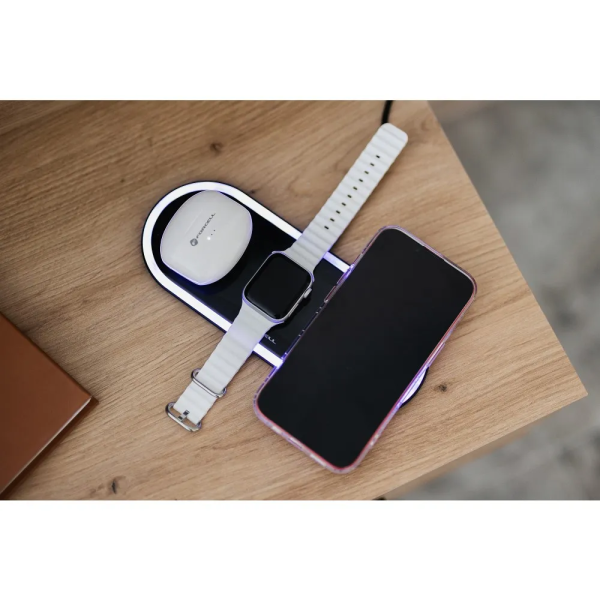 FORCELL F-ENERGY Station de charge rapide à induction 3-en-1 15W