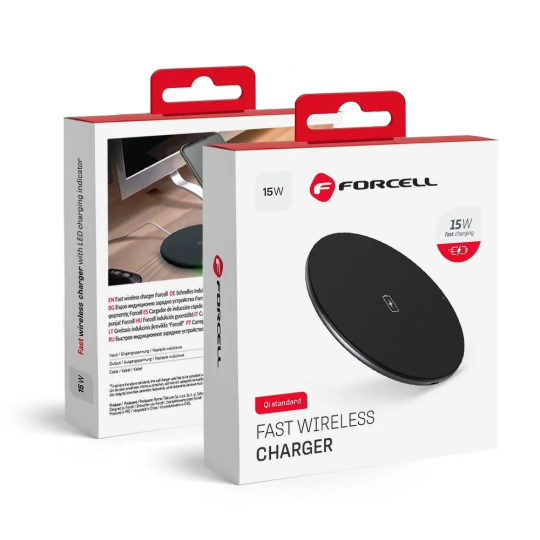 FORCELL F-ENERGY Chargeur rapide à induction 15W avec câble USB-C v...