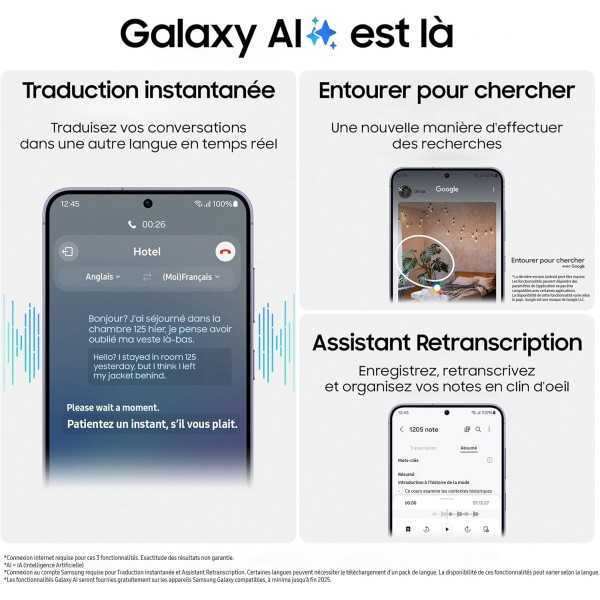 SAMSUNG Galaxy S24 5G - Neuf