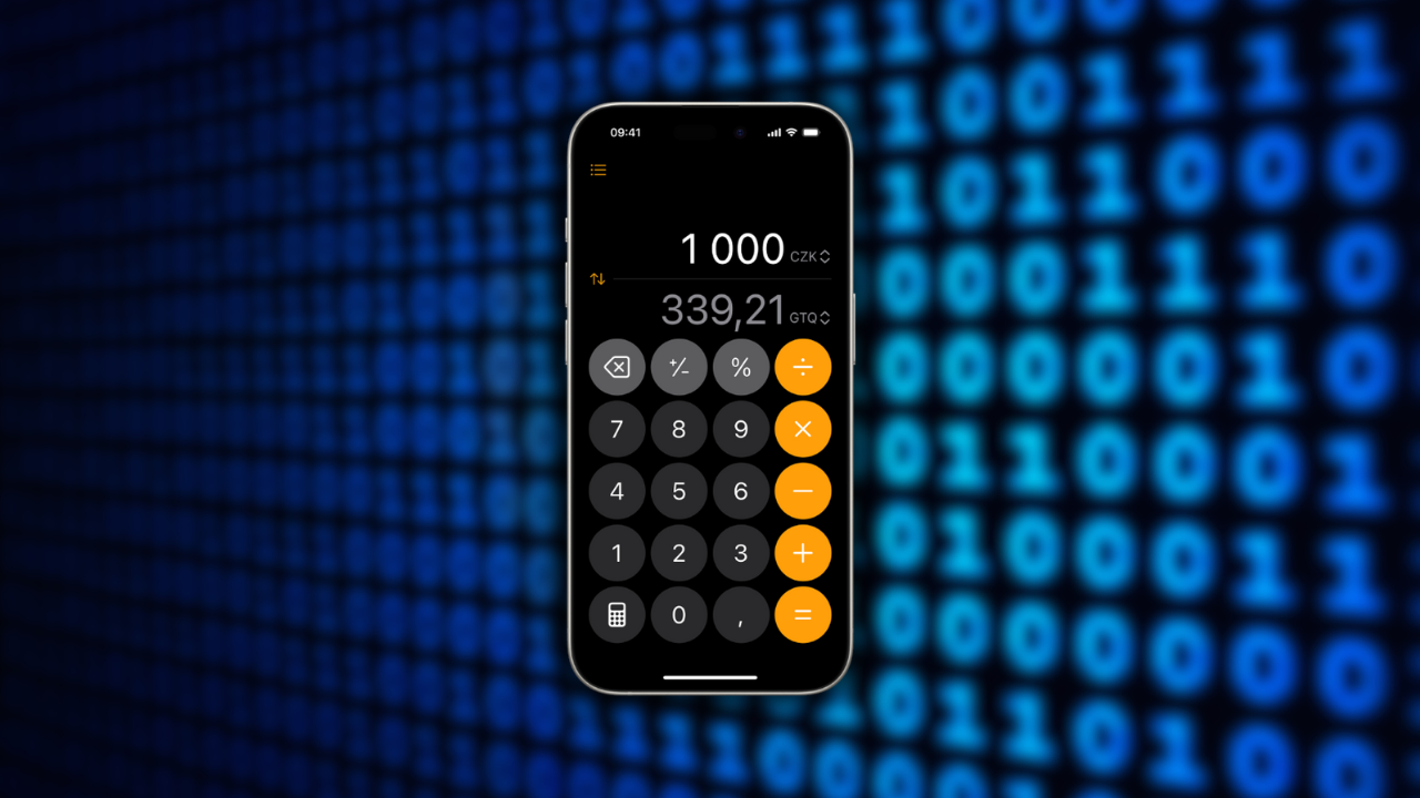 Comment convertir avec la calculette sur iPhone ?