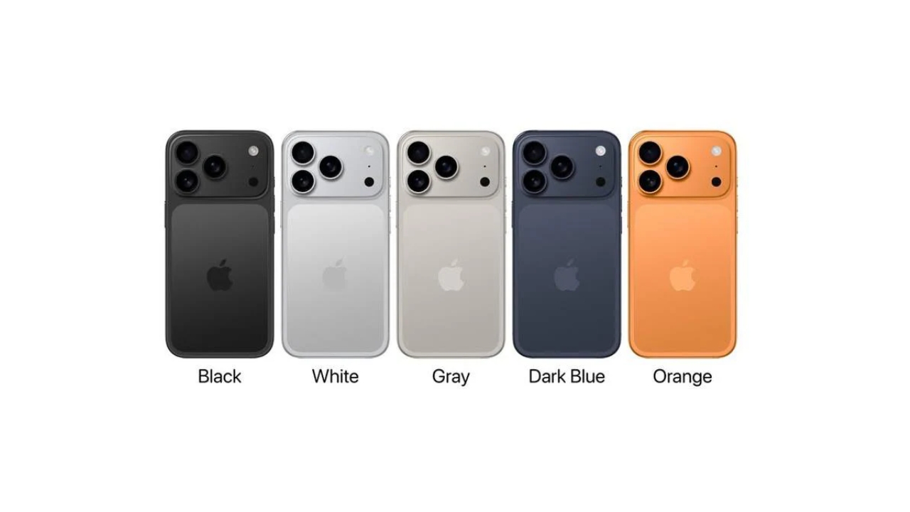 Nouvelles couleurs iPhone 17